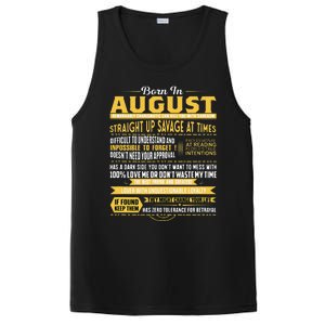 Born In August Leo Zodiac Virgo Birthday PosiCharge Competitor Tank