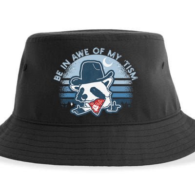 Be In Awe Of My Tism Funny Autism Awareness Sustainable Bucket Hat