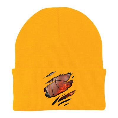 Basketball Inside A Cool Gift Basketball In Me Design Basketballdesign Knit Cap Winter Beanie