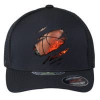 Basketball Inside A Cool Gift Basketball In Me Design Basketballdesign Flexfit Unipanel Trucker Cap