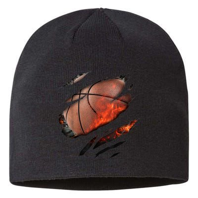 Basketball Inside A Cool Gift Basketball In Me Design Basketballdesign Sustainable Beanie