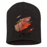 Basketball Inside A Cool Gift Basketball In Me Design Basketballdesign Short Acrylic Beanie