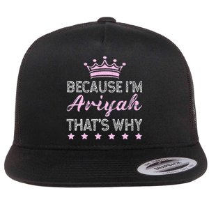 Because IM Ariyah ThatS Why Personalised Ariyah Flat Bill Trucker Hat