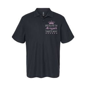 Because IM Ariyah ThatS Why Personalised Ariyah Softstyle Adult Sport Polo