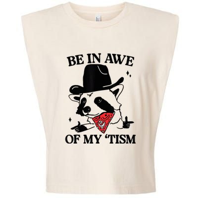 Be In Awe Of My Tism Garment-Dyed Women's Muscle Tee