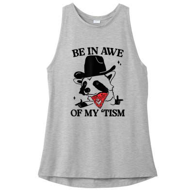 Be In Awe Of My Tism Ladies PosiCharge Tri-Blend Wicking Tank