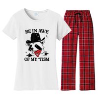 Be In Awe Of My Tism Women's Flannel Pajama Set