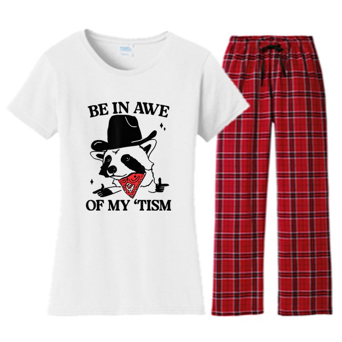 Be In Awe Of My Tism Women's Flannel Pajama Set