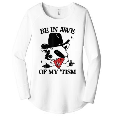 Be In Awe Of My Tism Women's Perfect Tri Tunic Long Sleeve Shirt