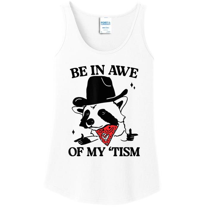 Be In Awe Of My Tism Ladies Essential Tank