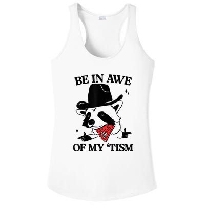 Be In Awe Of My Tism Ladies PosiCharge Competitor Racerback Tank