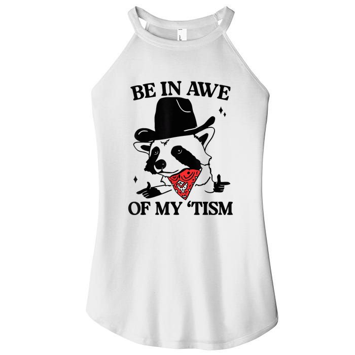 Be In Awe Of My Tism Women's Perfect Tri Rocker Tank