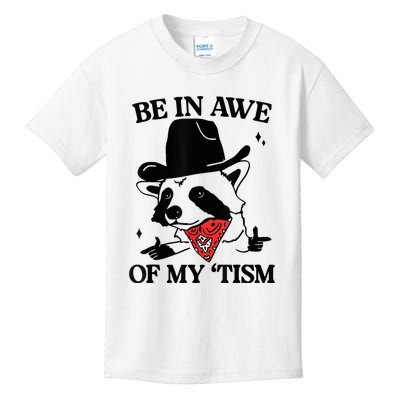 Be In Awe Of My Tism Kids T-Shirt