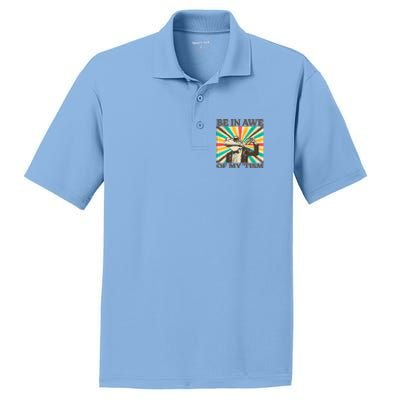 Be In Awe Of My Tism Retro Funny Frog Autism PosiCharge RacerMesh Polo