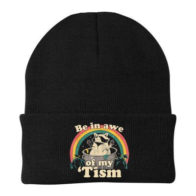 Be In Awe Of My Tism Raccoon Beanie
