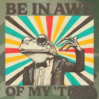 Be In Awe Of My Tism Retro Funny Frog Autism Legacy Tie Dye Trucker Hat