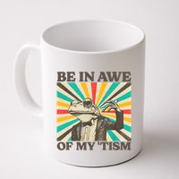 Be In Awe Of My Tism Retro Funny Frog Autism Mug