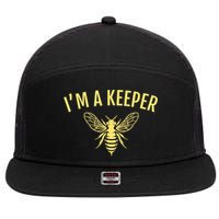 Beekeeper I'm A (Bee) Keeper 7 Panel Mesh Trucker Snapback Hat