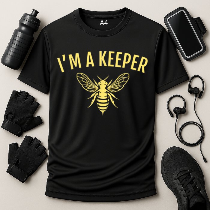 Beekeeper I'm A (Bee) Keeper Cooling Performance Crew T-Shirt