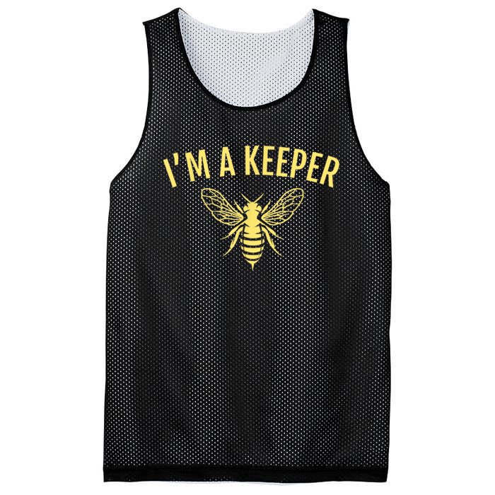 Beekeeper I'm A (Bee) Keeper Mesh Reversible Basketball Jersey Tank