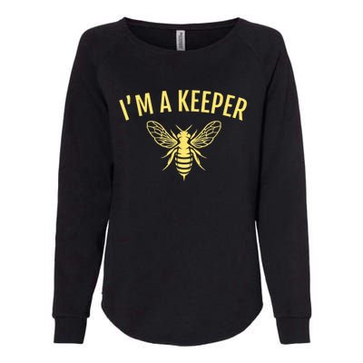 Beekeeper I'm A (Bee) Keeper Womens California Wash Sweatshirt