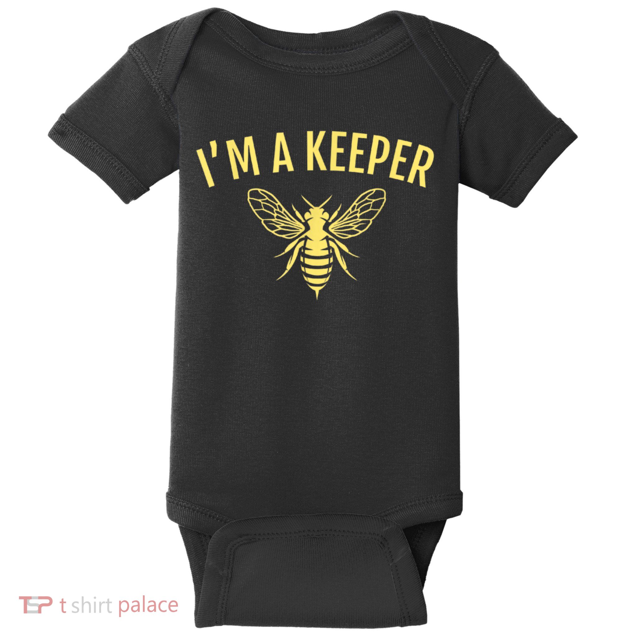 Beekeeper I'm A (Bee) Keeper Baby Bodysuit