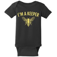 Beekeeper I'm A (Bee) Keeper Baby Bodysuit