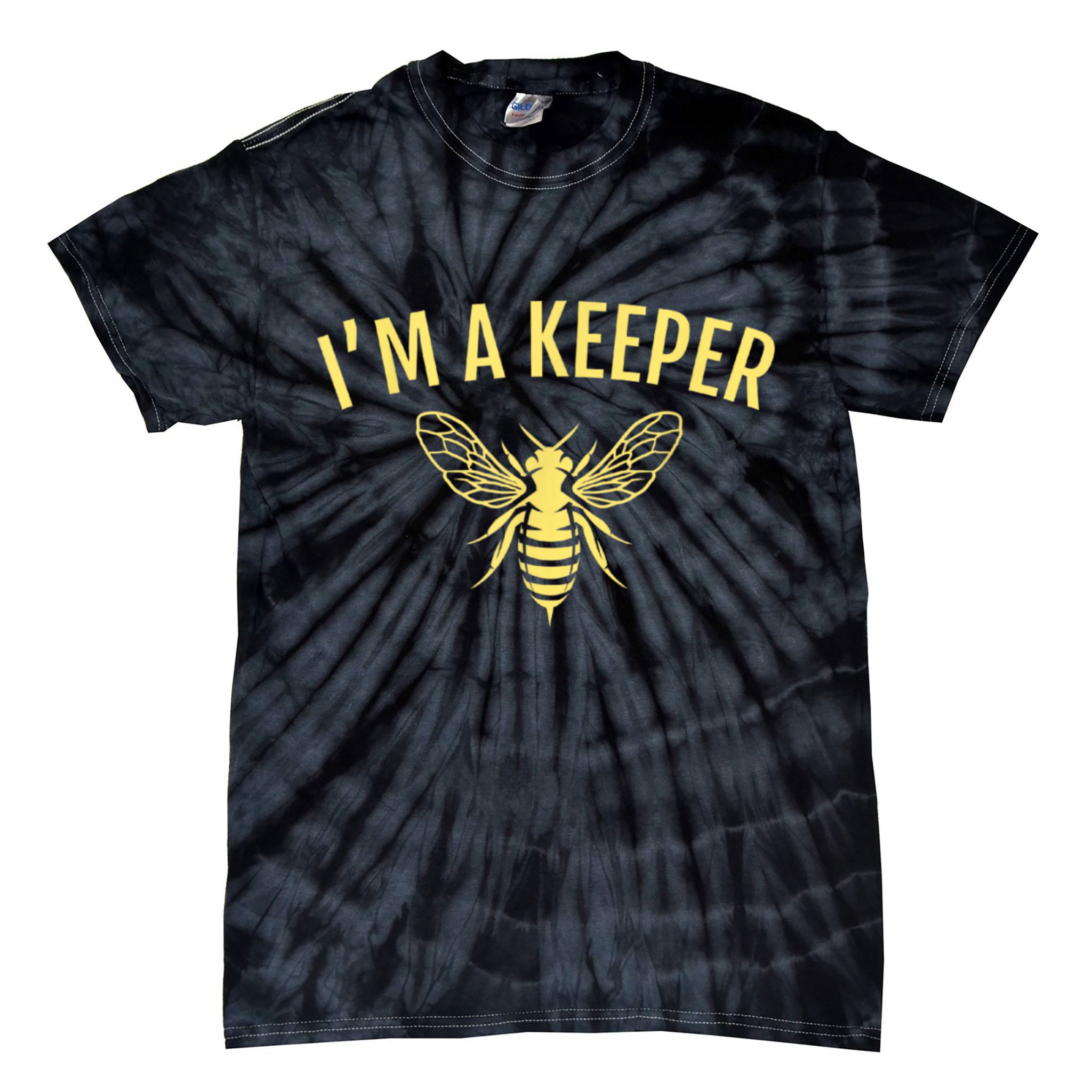 Beekeeper I'm A (Bee) Keeper Tie-Dye T-Shirt