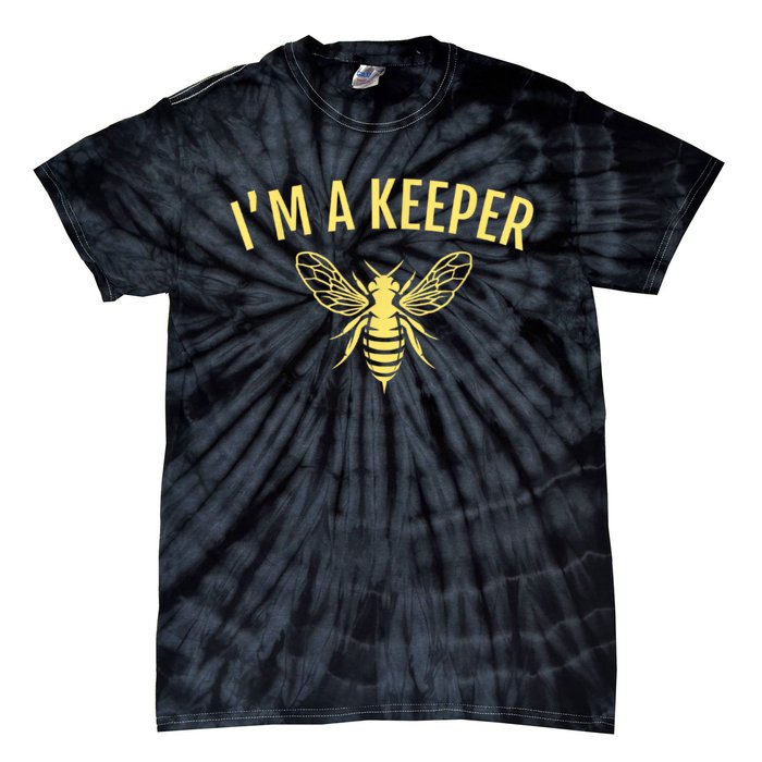 Beekeeper I'm A (Bee) Keeper Tie-Dye T-Shirt