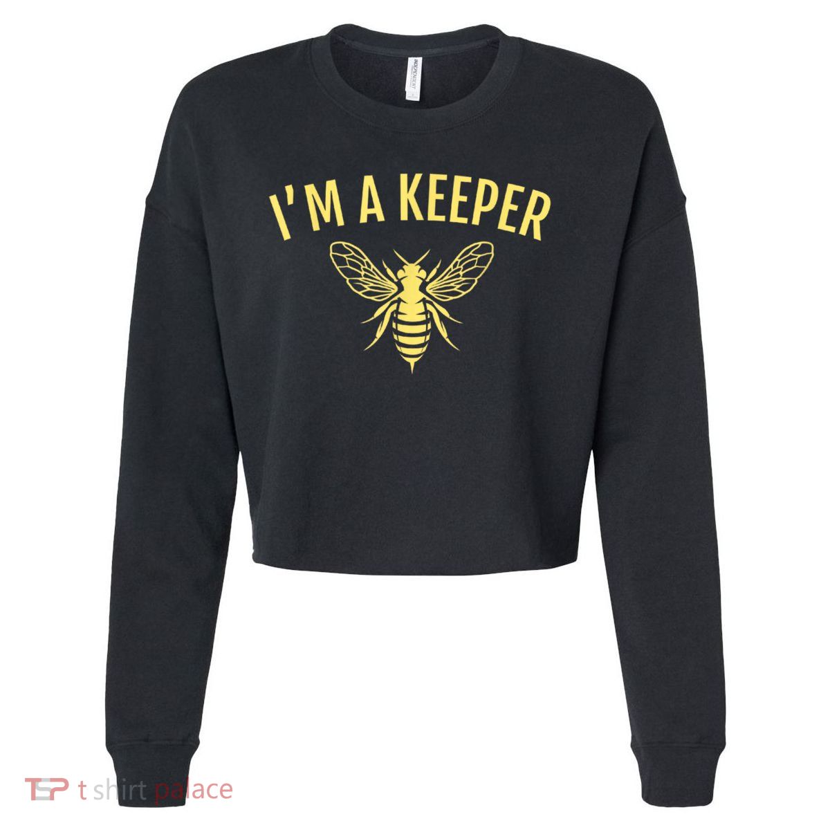 Beekeeper I'm A (Bee) Keeper Cropped Pullover Crew