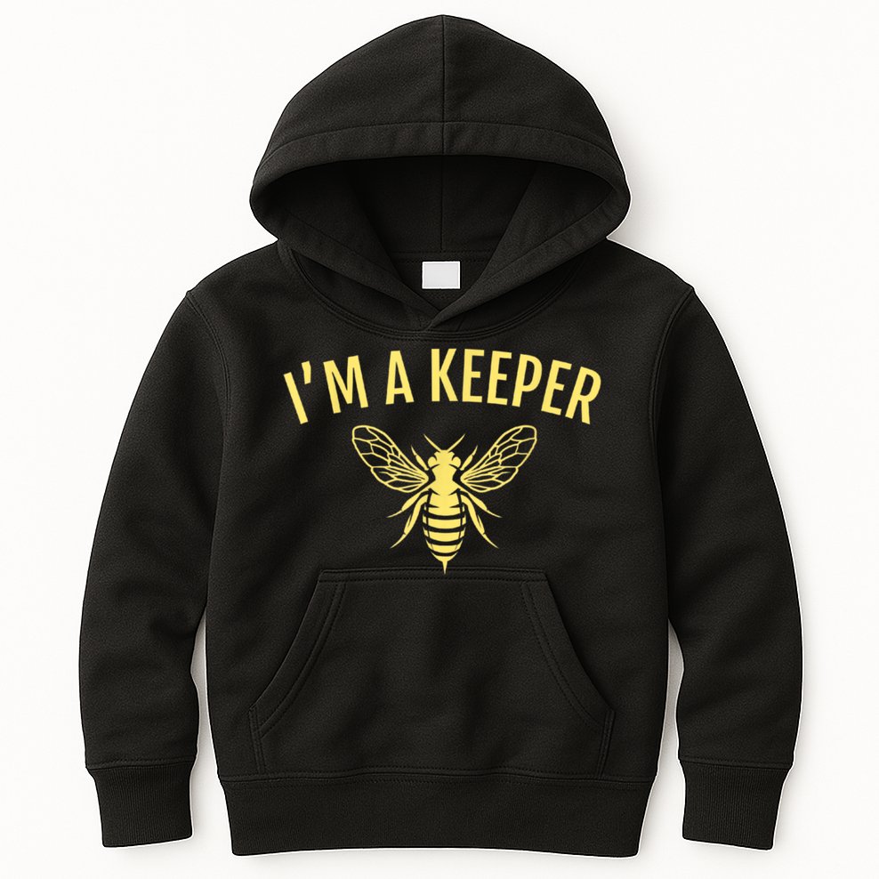 Beekeeper I'm A (Bee) Keeper Kids Hoodie