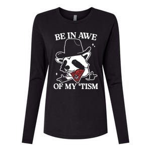 Be In Awe Of My Tism Retro Style Womens Cotton Relaxed Long Sleeve T-Shirt