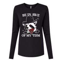 Be In Awe Of My Tism Retro Style Womens Cotton Relaxed Long Sleeve T-Shirt