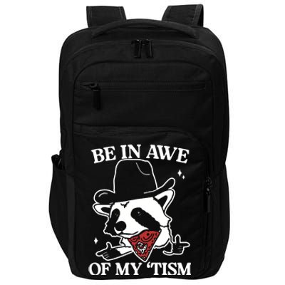 Be In Awe Of My Tism Retro Style Impact Tech Backpack