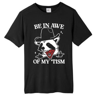 Be In Awe Of My Tism Retro Style Tall Fusion ChromaSoft Performance T-Shirt