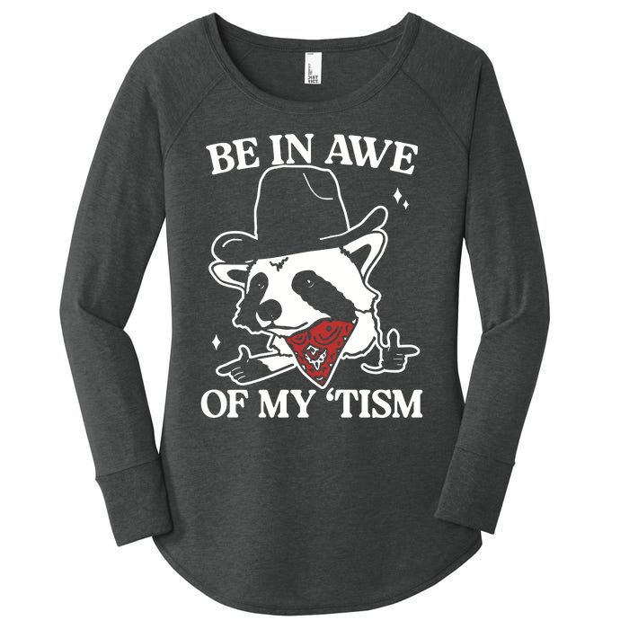 Be In Awe Of My Tism Retro Style Women's Perfect Tri Tunic Long Sleeve Shirt