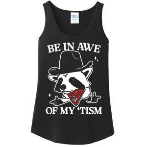 Be In Awe Of My Tism Retro Style Ladies Essential Tank