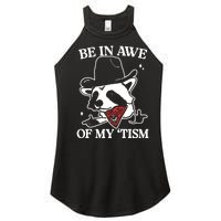 Be In Awe Of My Tism Retro Style Women’s Perfect Tri Rocker Tank