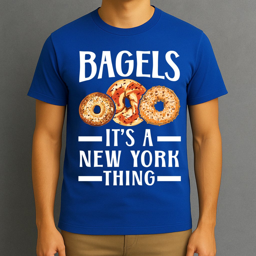 Bagels Its A New York Thing Food Lover Jewish Bagel Gift T-Shirt