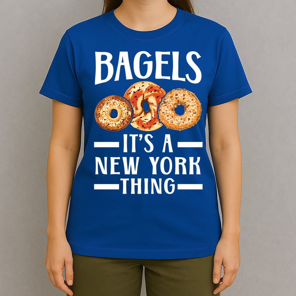 Bagels Its A New York Thing Food Lover Jewish Bagel Gift T-Shirt
