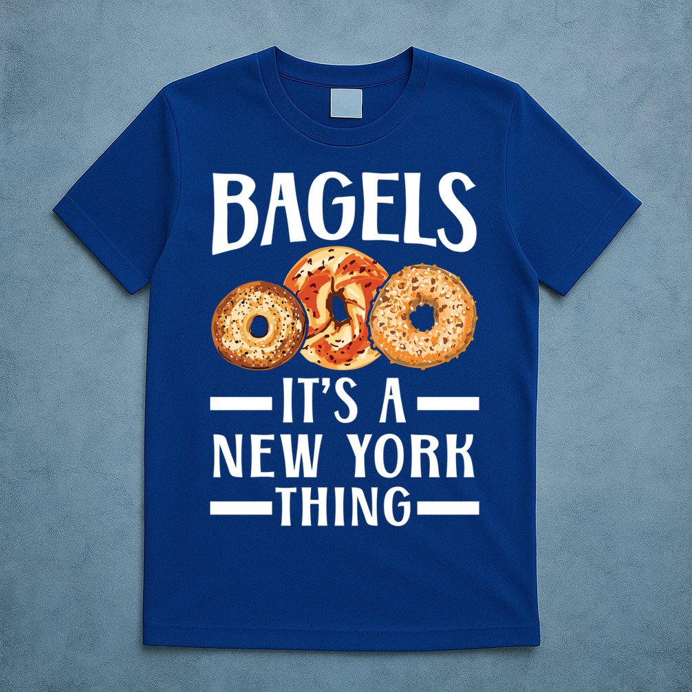 Bagels Its A New York Thing Food Lover Jewish Bagel Gift T-Shirt
