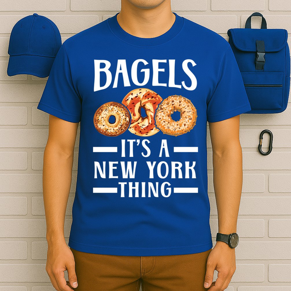 Bagels Its A New York Thing Food Lover Jewish Bagel Gift T-Shirt