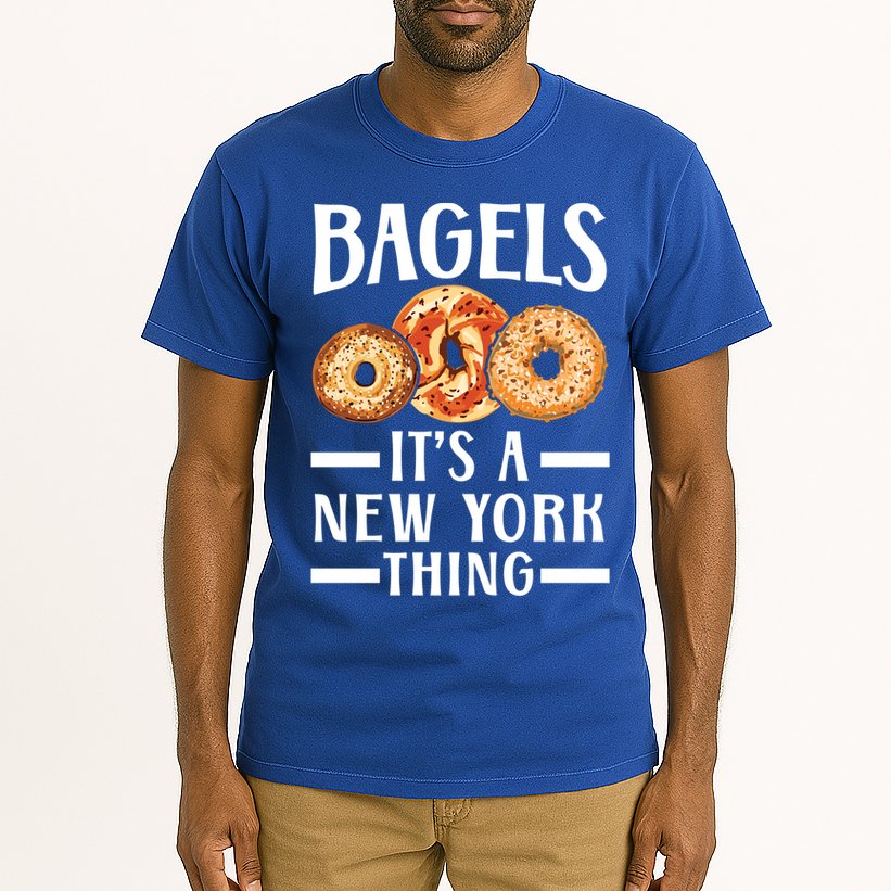 Bagels Its A New York Thing Food Lover Jewish Bagel Gift Tall T-Shirt