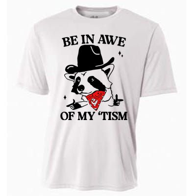 Be In Awe Of My Tism Retro Style Cooling Performance Crew T-Shirt