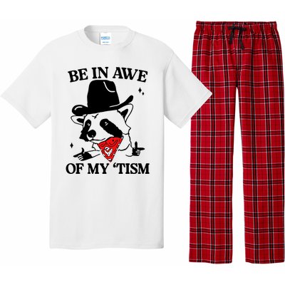 Be In Awe Of My Tism Retro Style Pajama Set