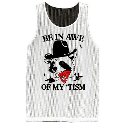 Be In Awe Of My Tism Retro Style Mesh Reversible Basketball Jersey Tank