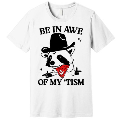 Be In Awe Of My Tism Retro Style Premium T-Shirt