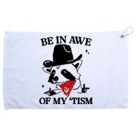 Be In Awe Of My Tism Retro Style Grommeted Golf Towel