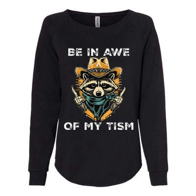 Be In Awe Of My Tism Autism Awareness Womens California Wash Sweatshirt