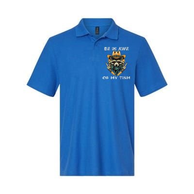 Be In Awe Of My Tism Autism Awareness Softstyle Adult Sport Polo